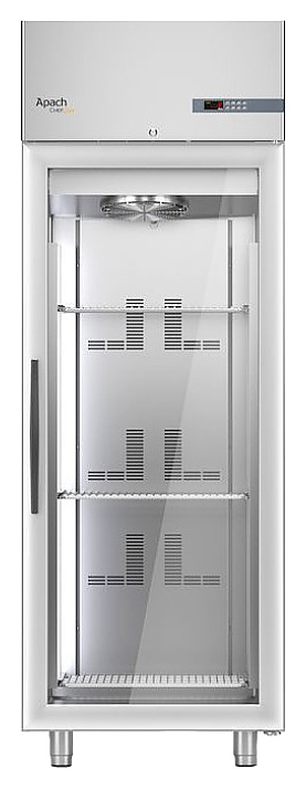 Шкаф холодильный Apach Chef Line LCRM70NG со стеклянной дверью - фото №1