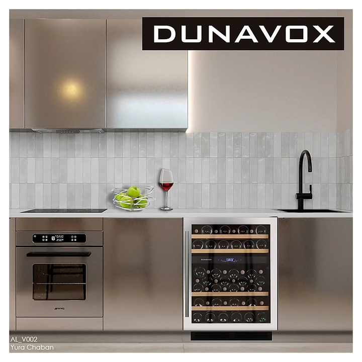 Винный шкаф Dunavox DX-53.130SDSK/DP - фото №3