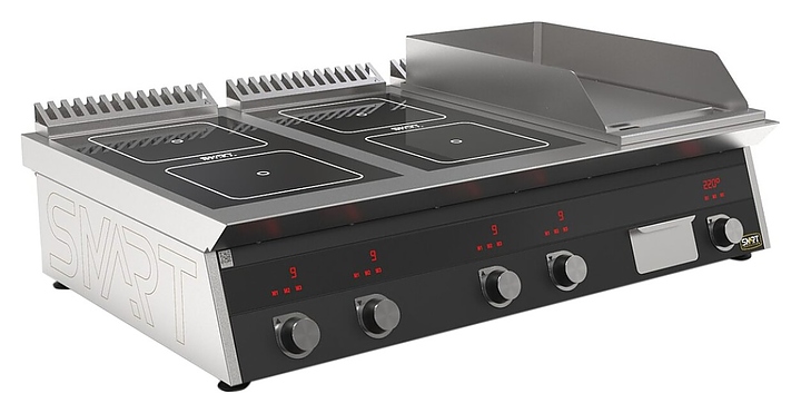 Плита индукционная комбинированная SMART INDUCTION K96-35KPB (с грилем) - фото №1