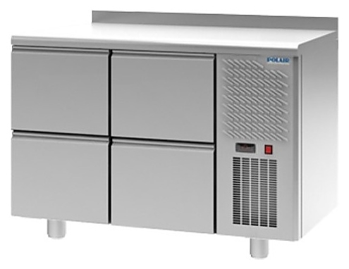 Стол холодильный POLAIR TM2GN-22-G с бортом - фото №1