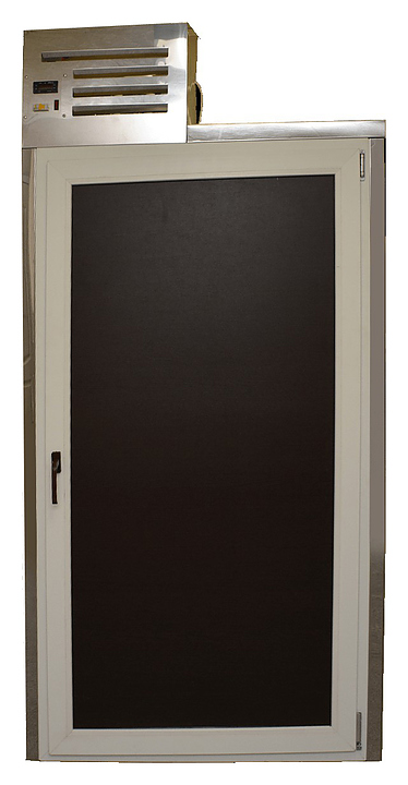 Кегератор Berk 8 Эконом складской вариант с двустворчатым дверным проемом с белой рамой - фото №1