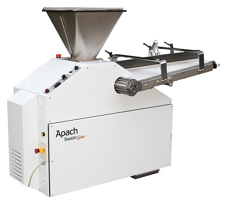 Тестоделитель Apach Bakery Line SD120 SA (тефлонированный бункер, система смазки, привод конвейера) - фото №1