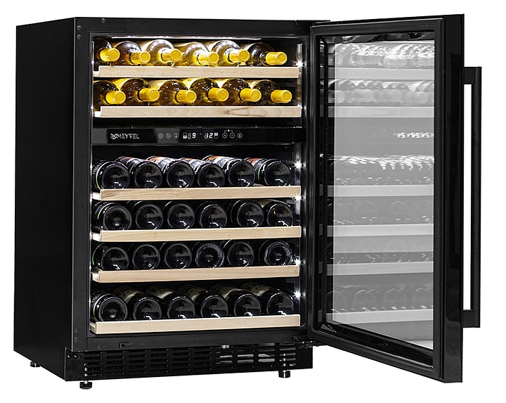 Винный холодильник (шкаф) компрессорный MEYVEL MV46PRO-KBT2 MEYVEL - фото №4