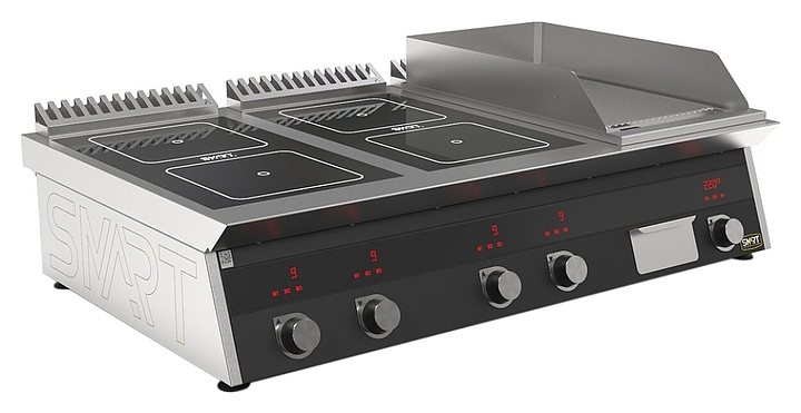 Плита индукционная комбинированная SMART INDUCTION K76-5KRB (с грилем) - фото №1