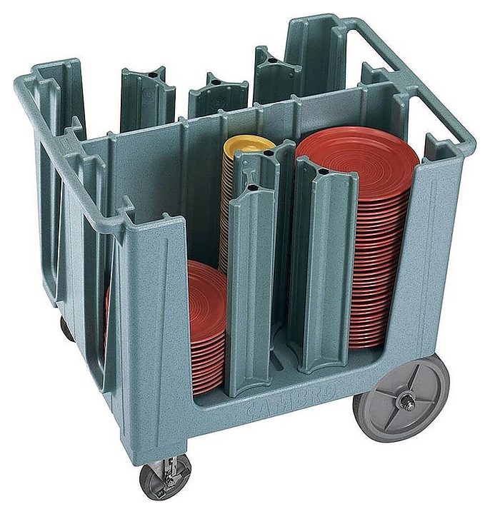 Тележка для тарелок Cambro ADCS 401 синевато-серый - фото №1