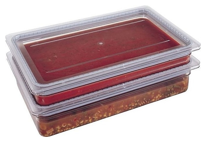 Крышка для гастроемкости Cambro GN 1/3 GripLid (325х176) поликарбонат - фото №3