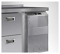 Стол холодильный Finist СХСпц-700-2, среднетемпературный, с боковым расположением агрегата, для пиццы - фото №19