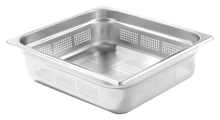 Гастроемкость перфор. MACO E23200P GN 2/3-200 (354х325х40) - фото №1