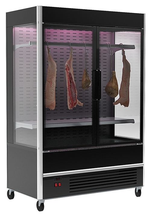 Горка холодильная Carboma FC 20-07 VV 1,0-3 X7 (распашные двери, структурный стеклопакет) - фото №1