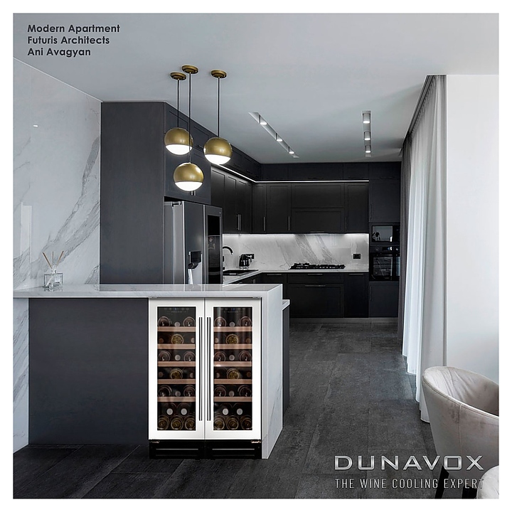 Винный шкаф Dunavox DAU-19.58W - фото №2
