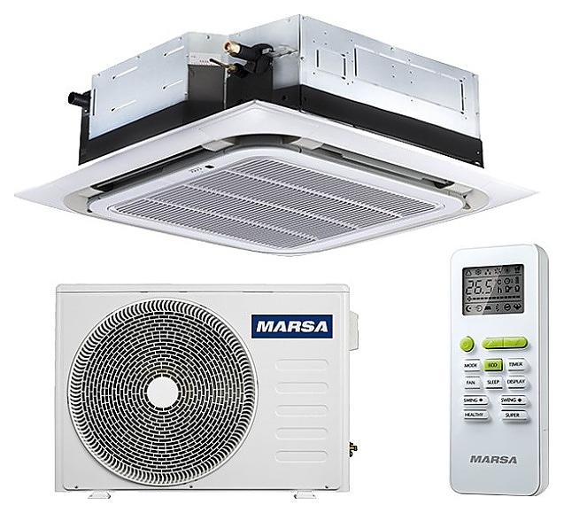 Сплит-система кассетная MARSA MRK-36UHTN / MRK-36HTNE-W - фото №1