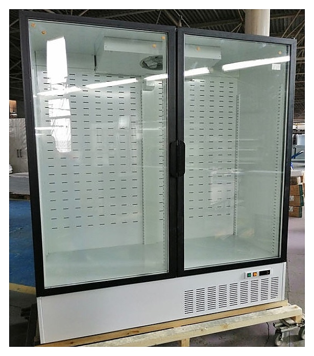 Шкаф холодильный ENTECO MASTER СЛУЧЬ2 1400 ШСн со стеклянными дверьми универсальный - фото №2