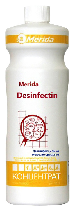 Средство моюще-дезинфицирующее Merida DESINFECTIN NMD101, 1 л - фото №1