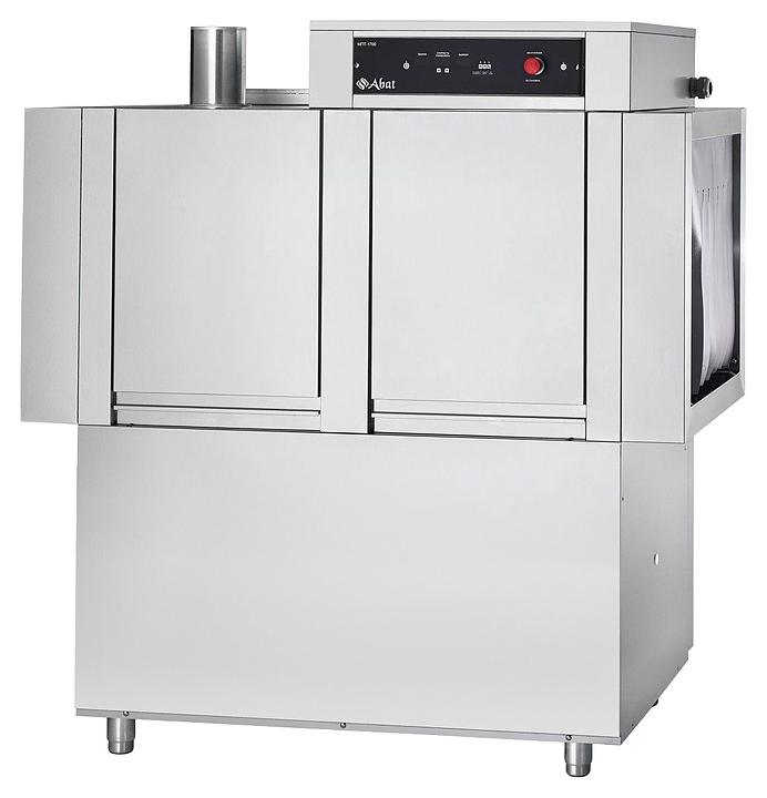 Тоннельная посудомоечная машина Abat  МПТ-1700 левая - фото №1