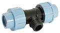 Фитинг UNIPUMP для труб ПНД тройник с наружной резьбой D25x1/2"