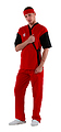 Клён Куртка сушиста красная с черным воротником и рукавами 0125, набор из 5 штук