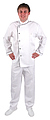 Клён Куртка шеф-повара бело-чёрная 0301, набор из 5 штук